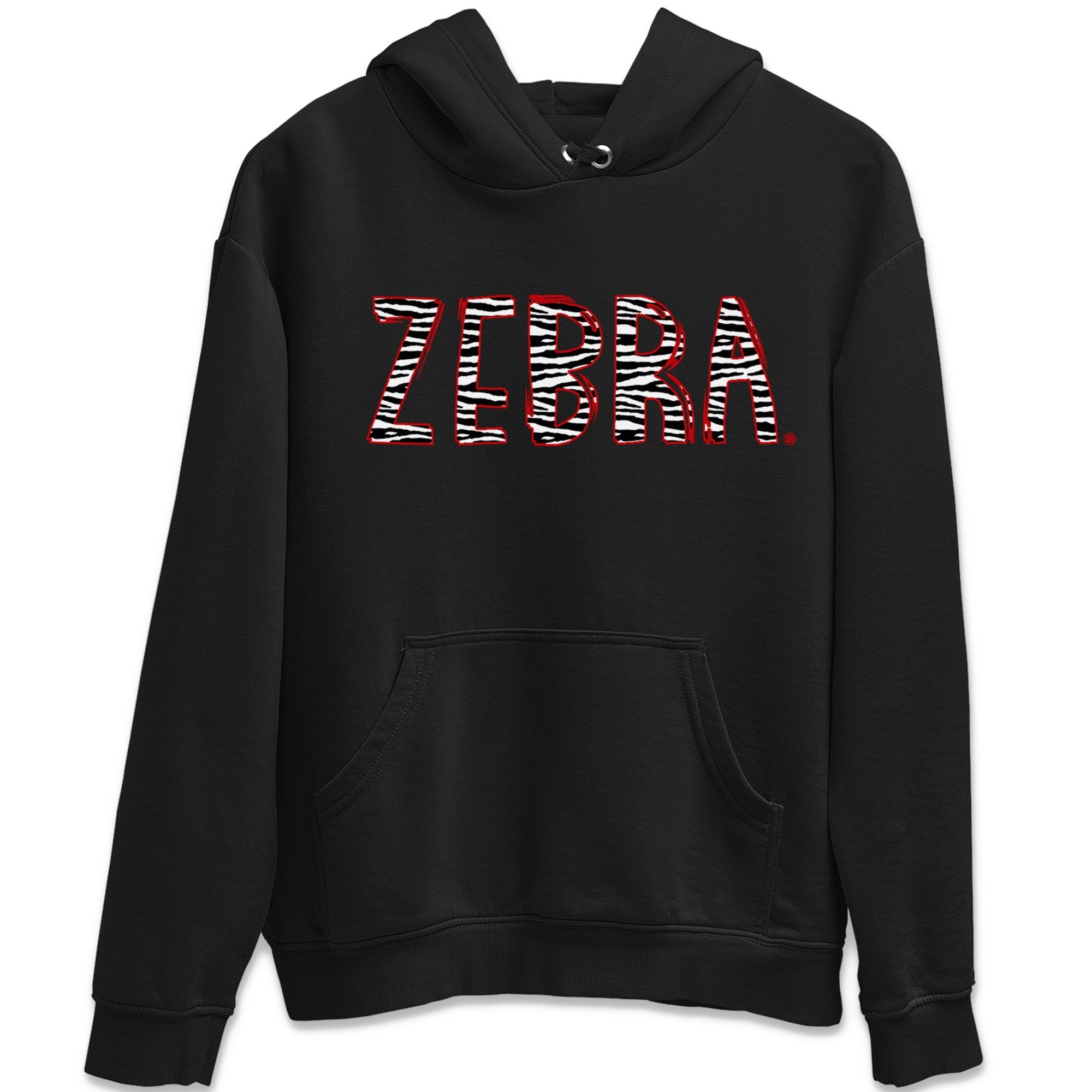 Zebra Letters Unisex Hoodie – Yeezy 350 Zebra