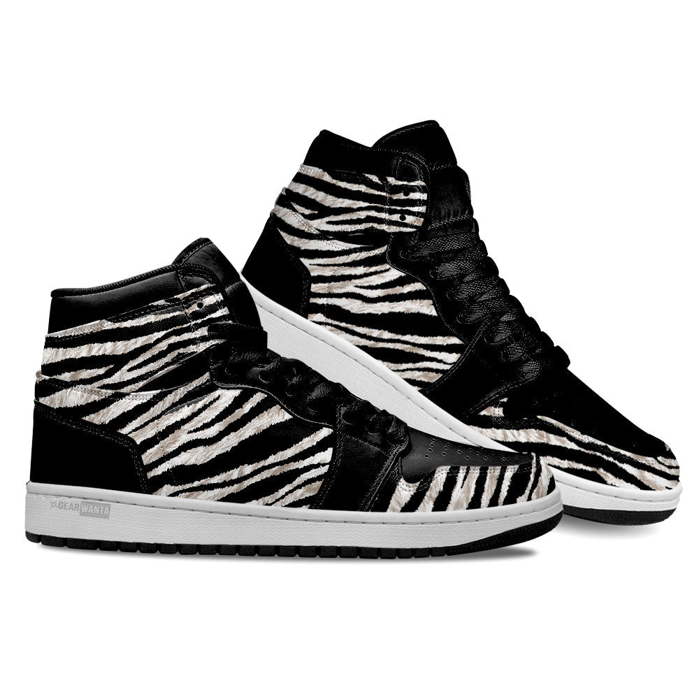 Zebra Skin J1 Sneakers, Air Jordan Hightop