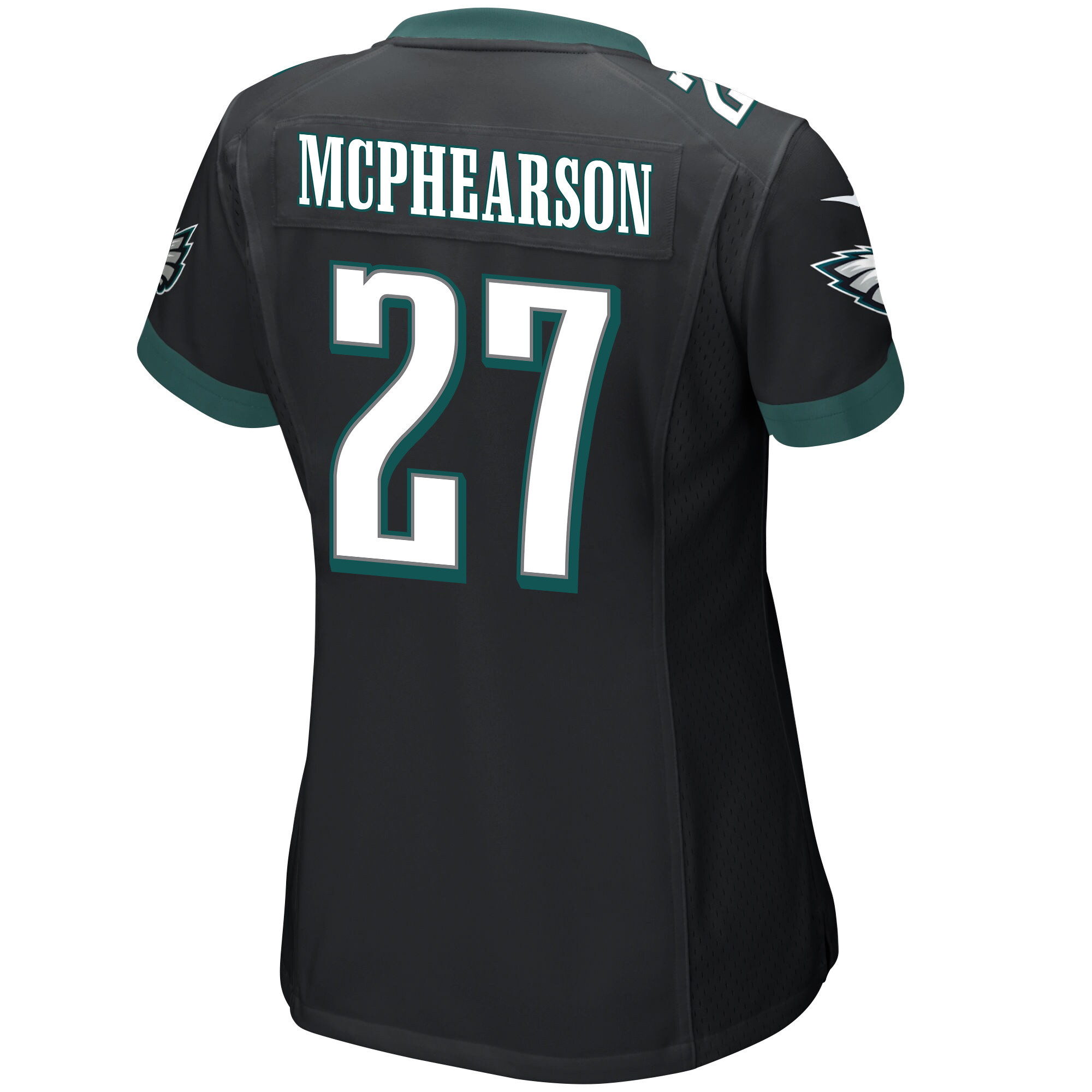 Zech McPhearson 27 Philadelphia Eagles Super Bowl LVII Champions 2 Stars Women Game Stitched Jersey – Black
