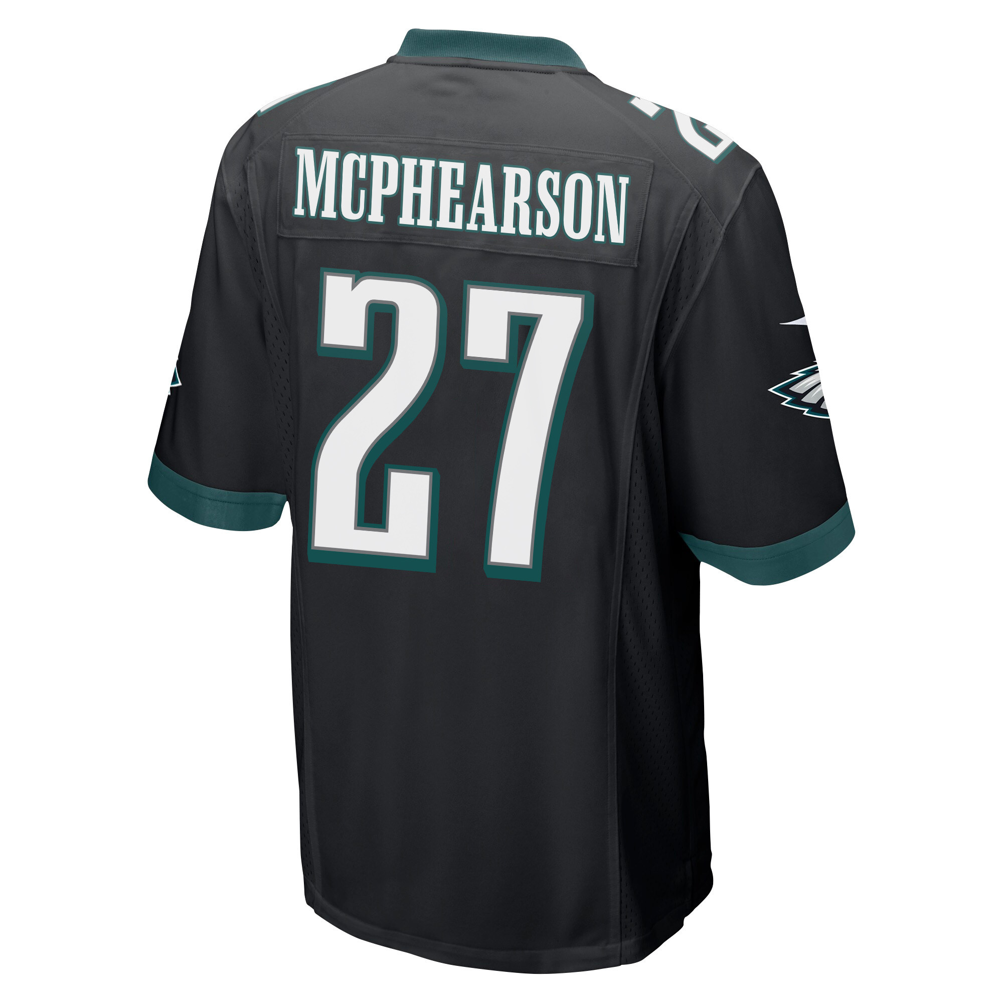 Zech McPhearson 27 Philadelphia Eagles Super Bowl LVII Champions Men Game Stitched Jersey – Black
