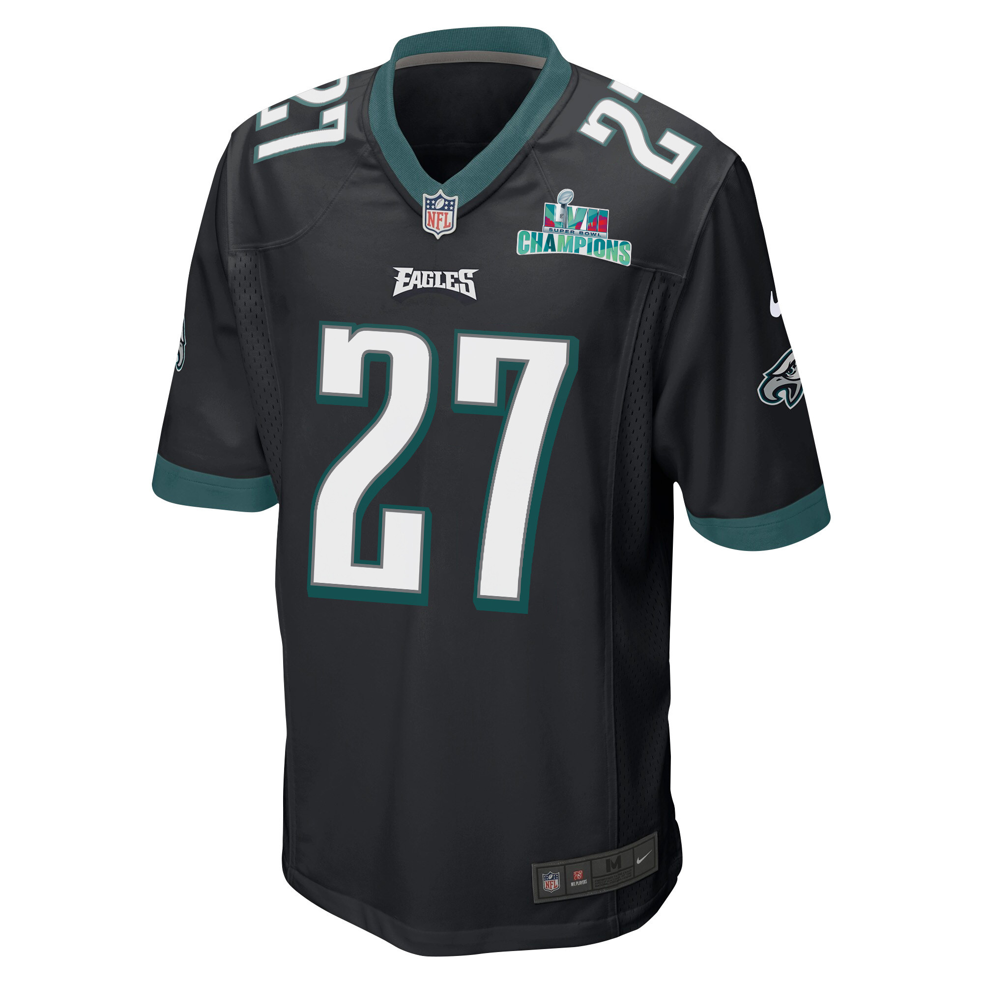 Zech McPhearson 27 Philadelphia Eagles Super Bowl LVII Champions Men Game Stitched Jersey – Black