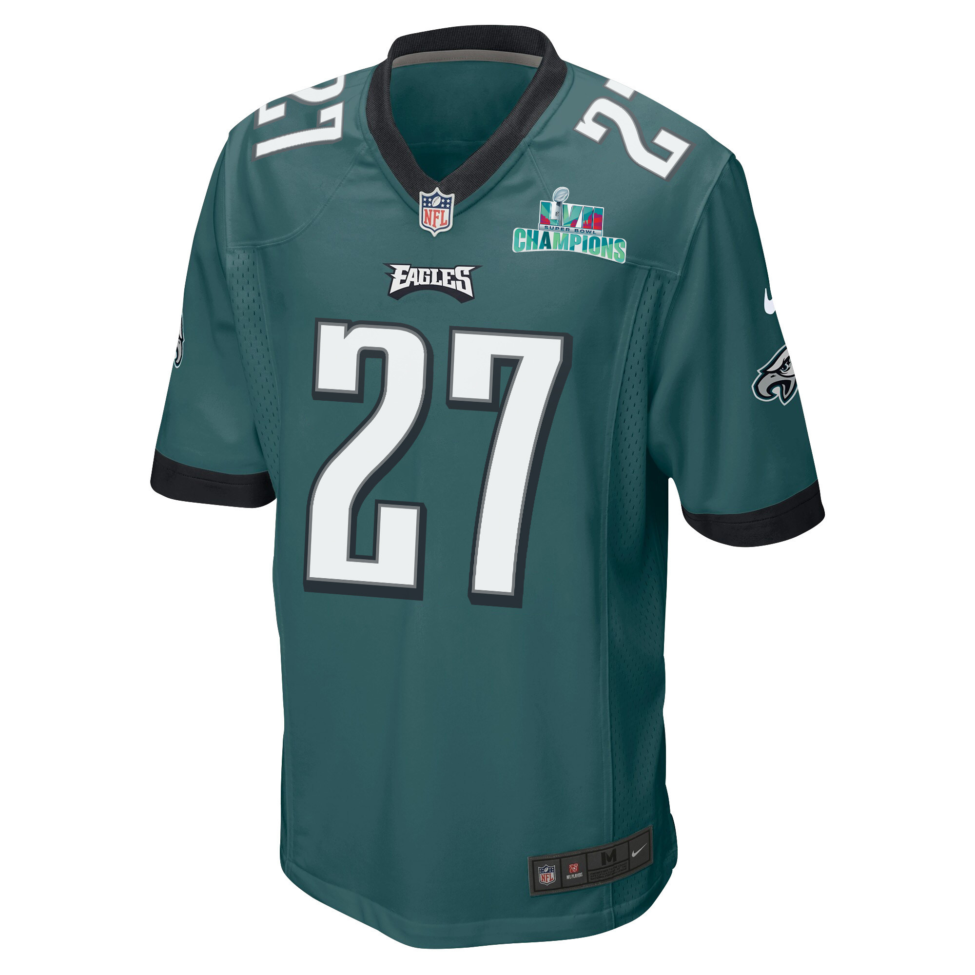 Zech McPhearson 27 Philadelphia Eagles Super Bowl LVII Champions Men Game Stitched Jersey – Midnight Green