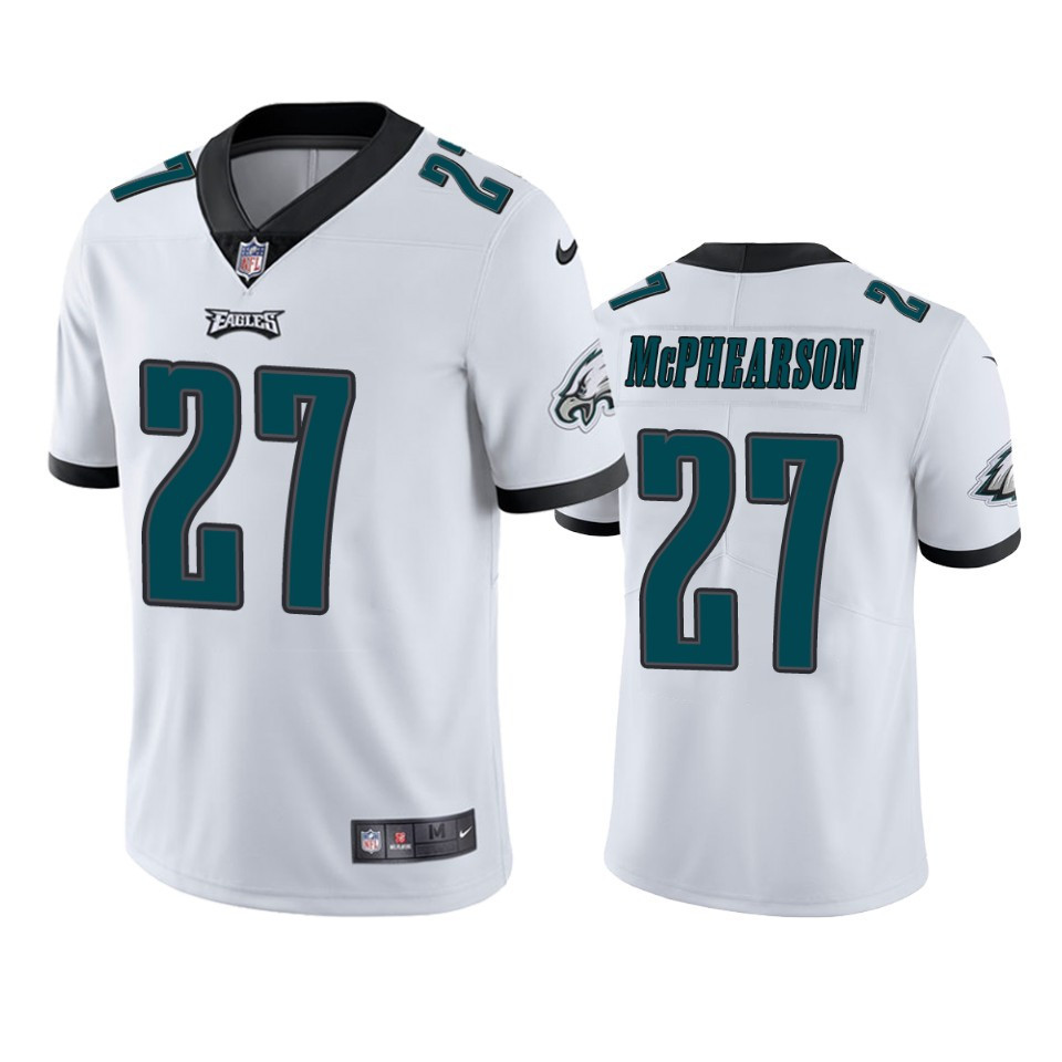 Zech McPhearson 27 Philadelphia Eagles White Vapor Limited Stitched Jersey