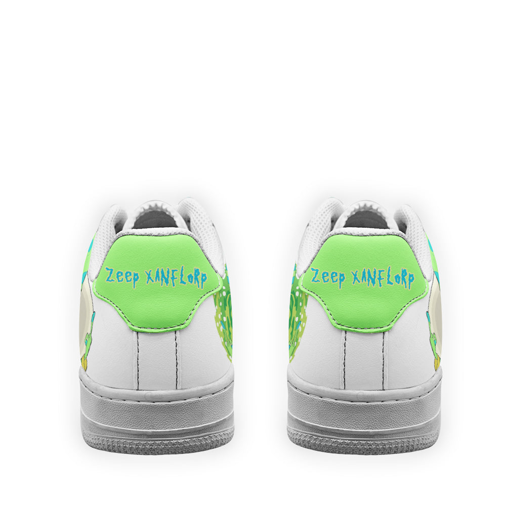 Zeep Xanflorp Rick and Morty Custom Air Sneakers