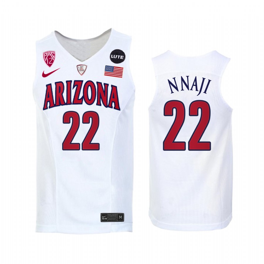 Zeke Nnaji Arizona Wildcats White Jersey College NBA Alumni