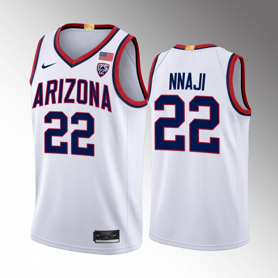 Zeke Nnaji Arizona Wildcats White Jersey Limited