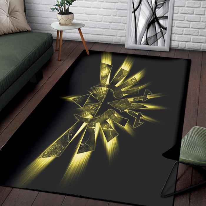 Zelda Hyrule Emblem Rectangle Rug – Custom Size And Printing