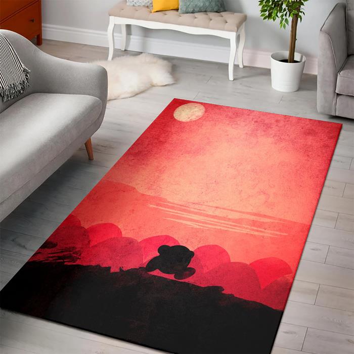 Zelda Kirby Rectangle Rug – Custom Size And Printing