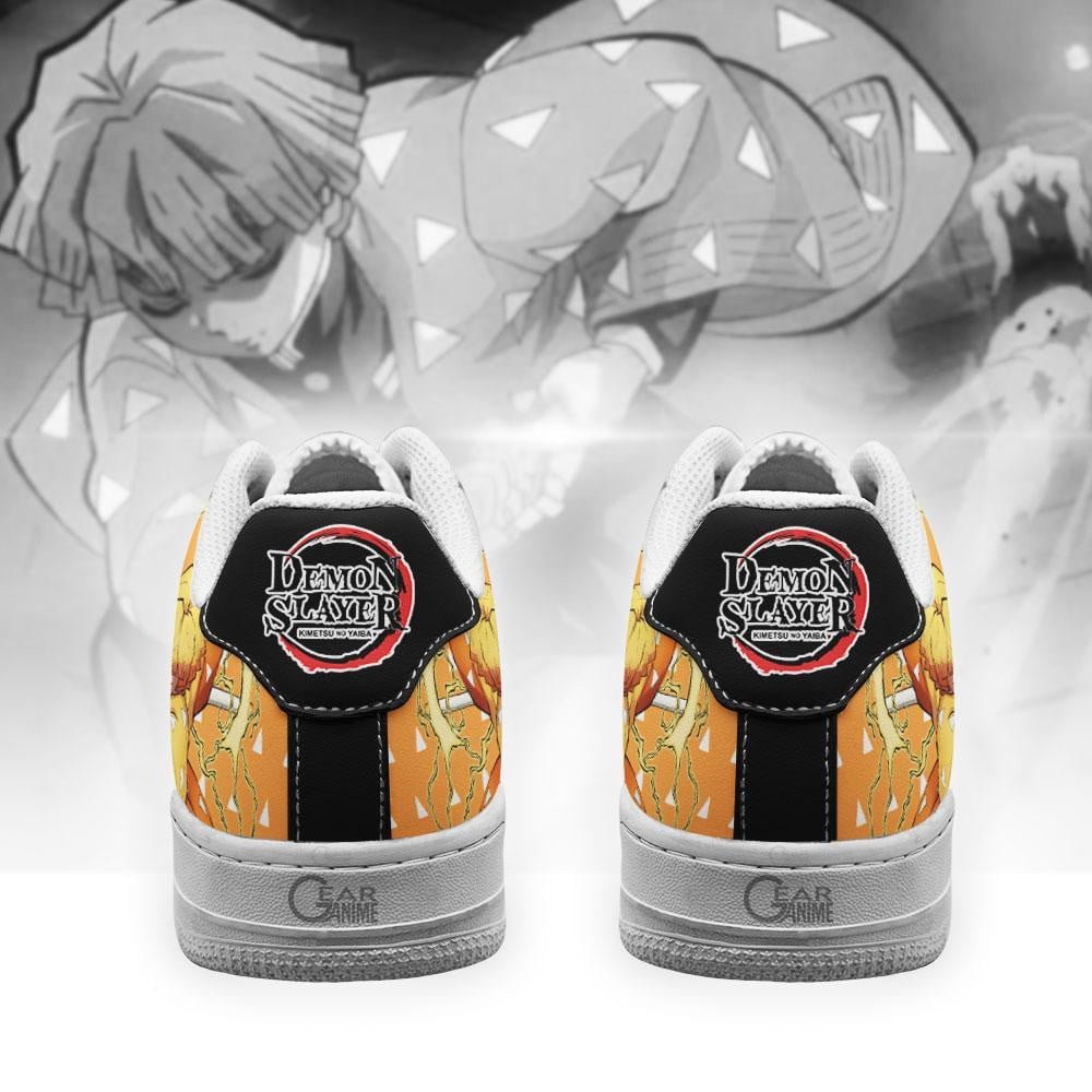 Zenitsu Agatsuma Air Sneakers Custom Anime Demon Slayer Shoes