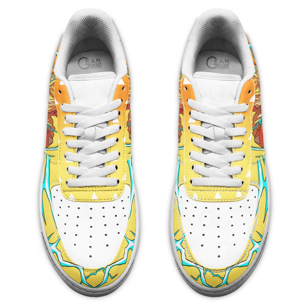 Zenitsu Air Sneakers Thunder Breathing Custom Demon Slayer Anime Shoes