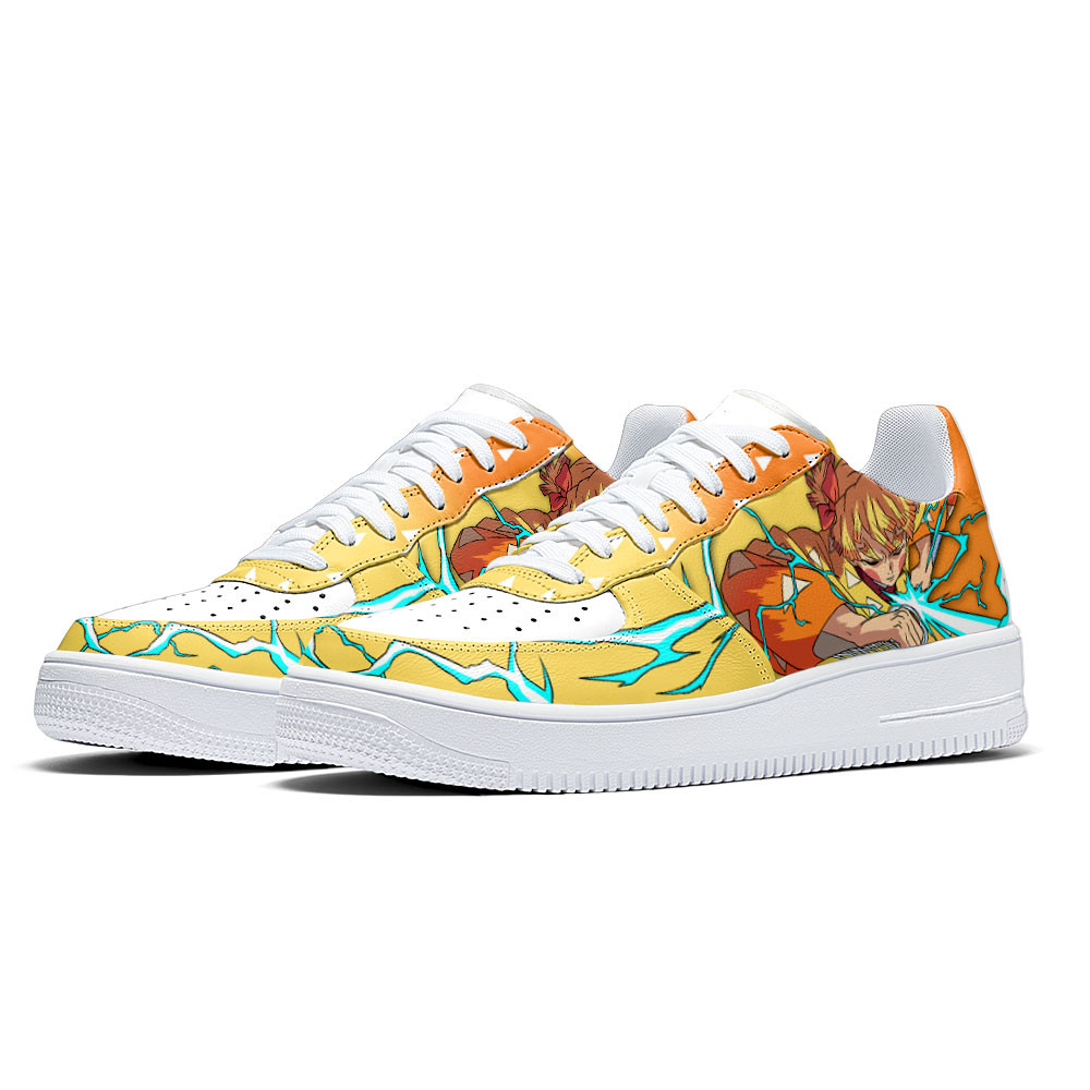Zenitsu Air Sneakers Thunder Breathing Custom Demon Slayer Anime Shoes