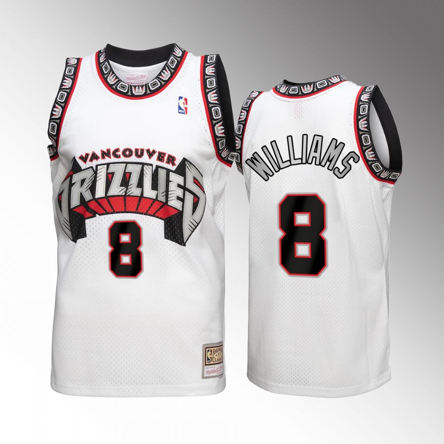 Ziaire Williams #8 Vancouver Grizzlies Reload 3.0 White Mitchell Ness Jersey