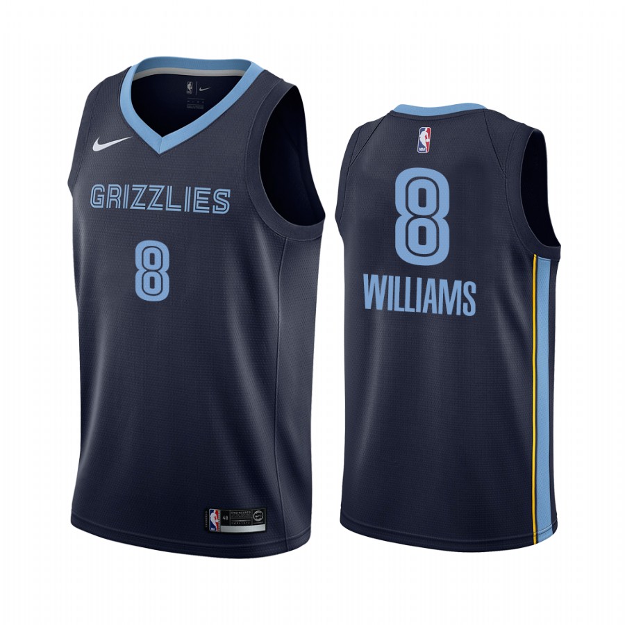 Ziaire Williams 2021 NBA Draft Memphis Grizzlies Icon Edition Jersey Navy