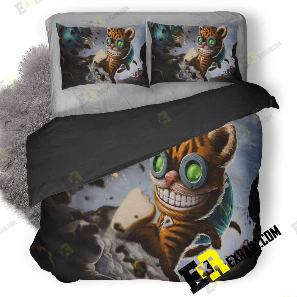 Ziggs Splash Artwork 7J 3D Customized Duvet Cover Bedding Set