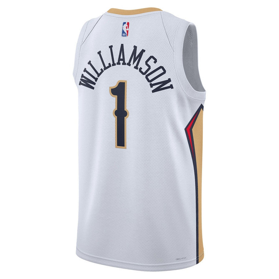Zion Williamson 1 New Orleans Pelicans Men 2022/23 Swingman Stitched Jersey – Association Edition