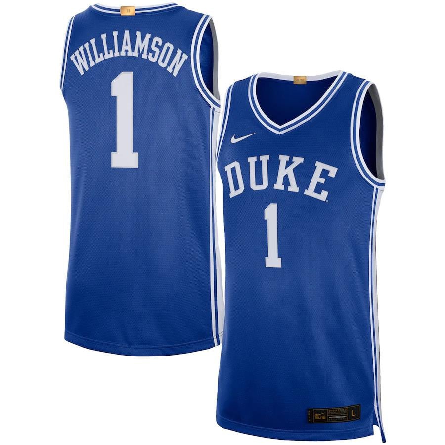 Zion Williamson Duke Blue Devils Player Limited Basketball Stitched Jersey – Royal