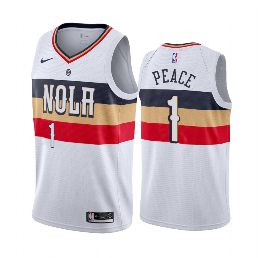 Zion Williamson Peace Pelicans Earned Jersey