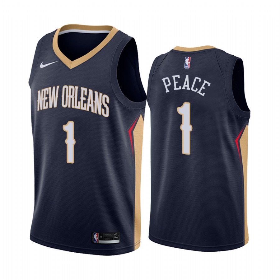 Zion Williamson Peace Pelicans Icon Jersey
