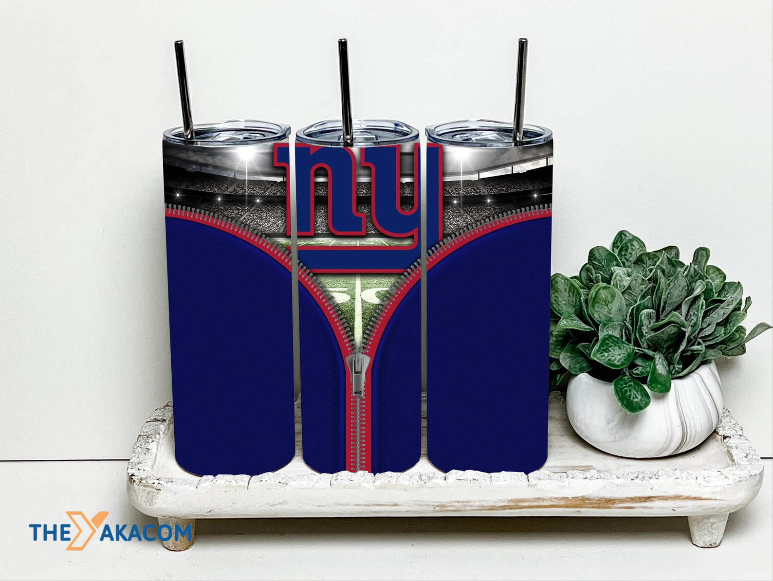 Zipper Opening The Stadium New York Giants Tumbler