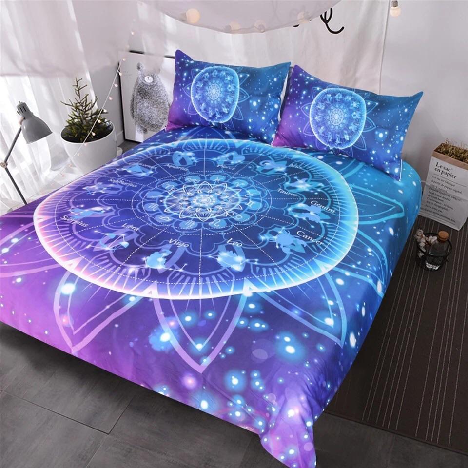 Zodiac 3D Customized Duvet Cover Bedding Set