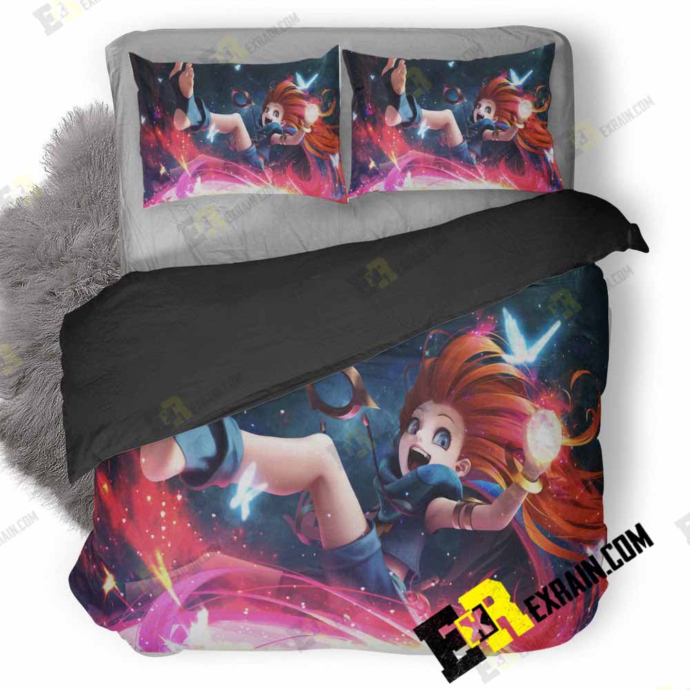 Zoe League Of Legends Hd 70 3D Customized Duvet Cover Bedding Set