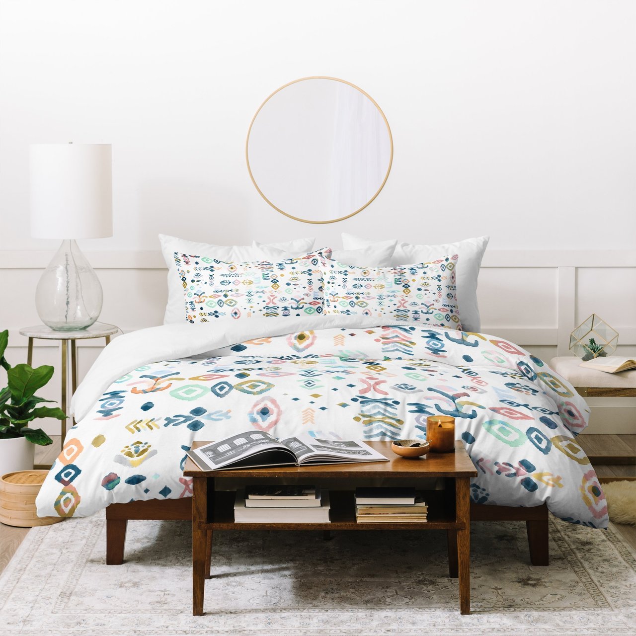 Zoe Wodarz Atmospheric Ikat Duvet Cover Bedding Set