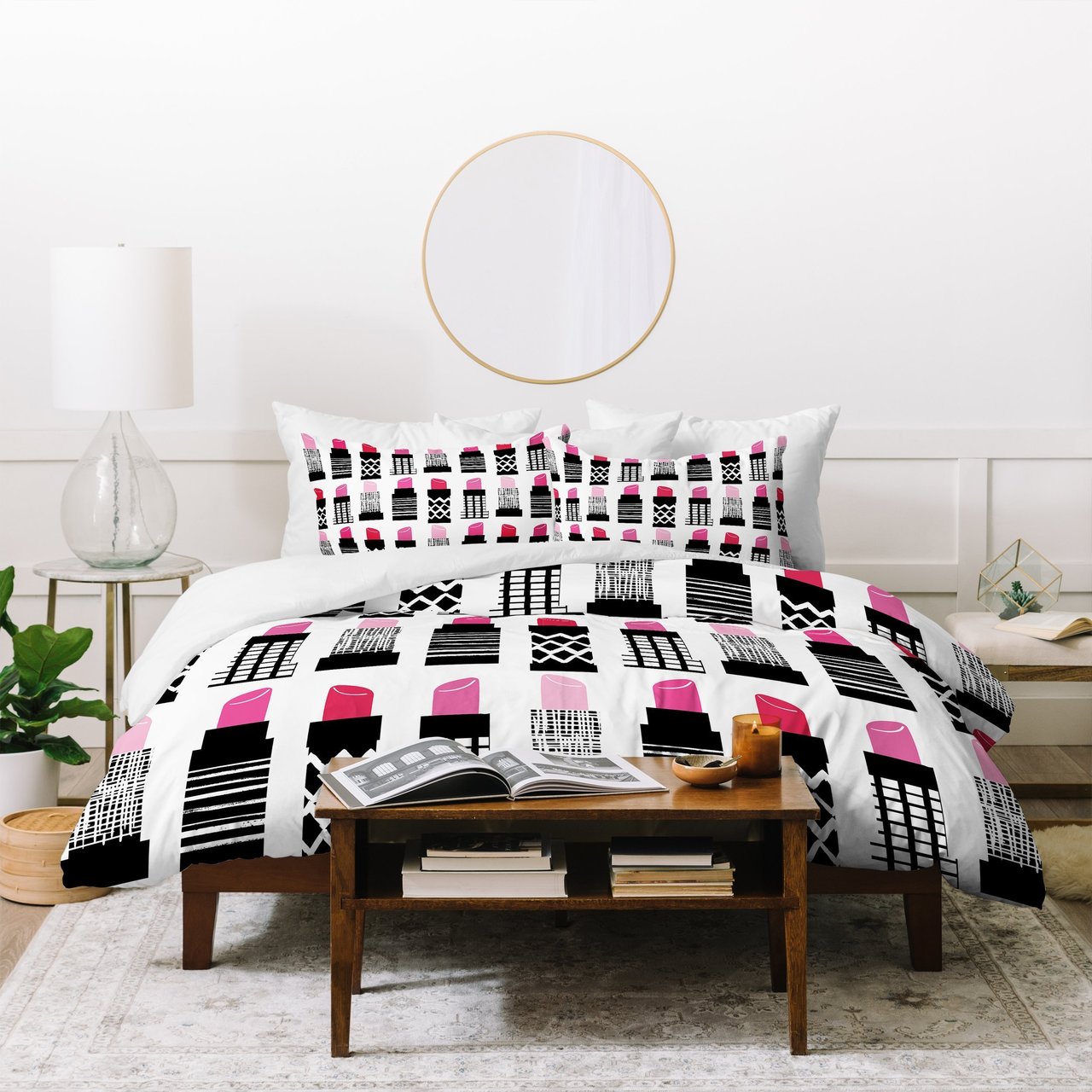 Zoe Wodarz Lipstick City Duvet Cover Bedding Set