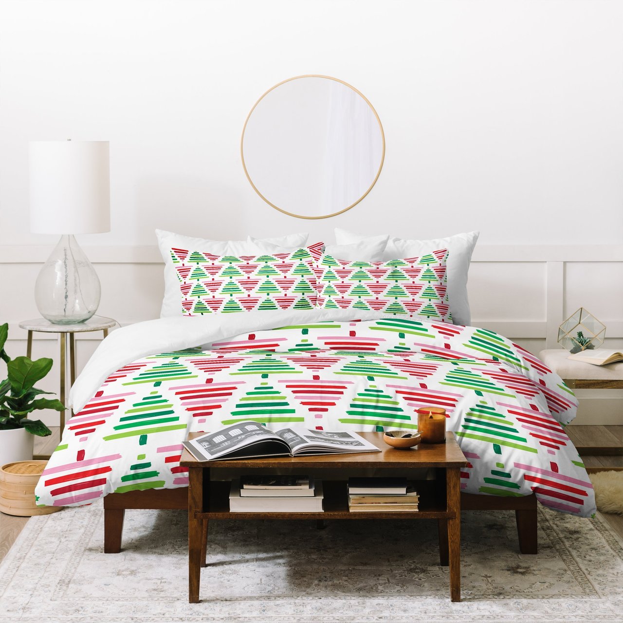 Zoe Wodarz Painted Forest Duvet Cover Bedding Set