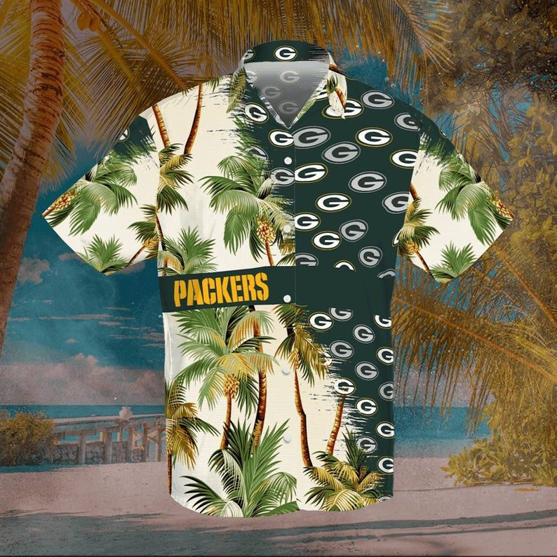 Zokastore Green Bay Packers Hawaiian Shirt Unisex 3D All Over Printed