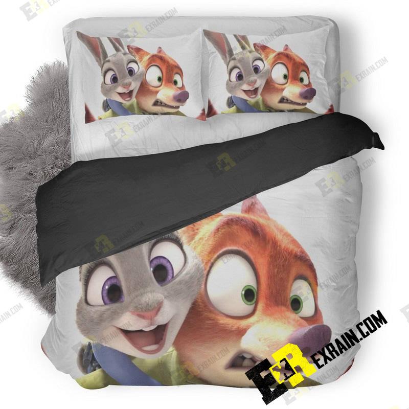 Zootopia 1080P 3D Customized Duvet Cover Bedding Set