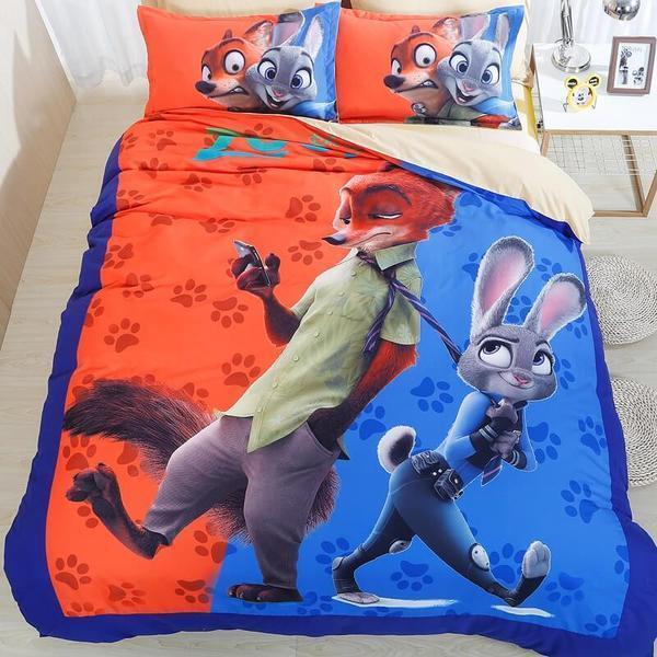 Zootopia 3D Customized Duvet Cover Bedding Set