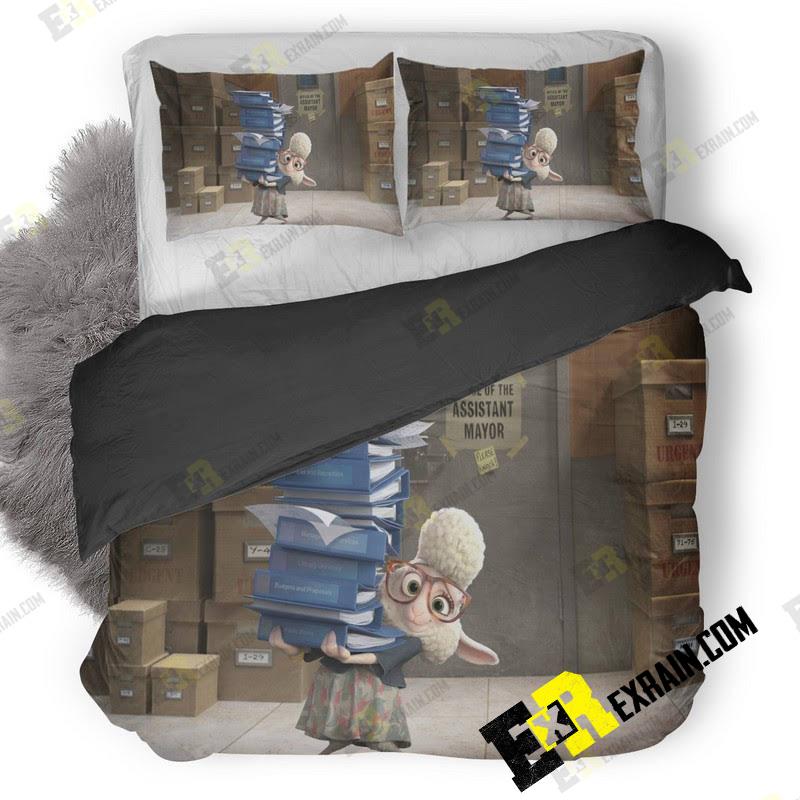 Zootopia Movie 3D Customized Duvet Cover Bedding Set
