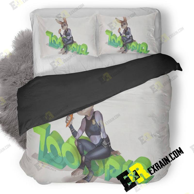 Zootopia Movie Art 3D Customized Duvet Cover Bedding Set
