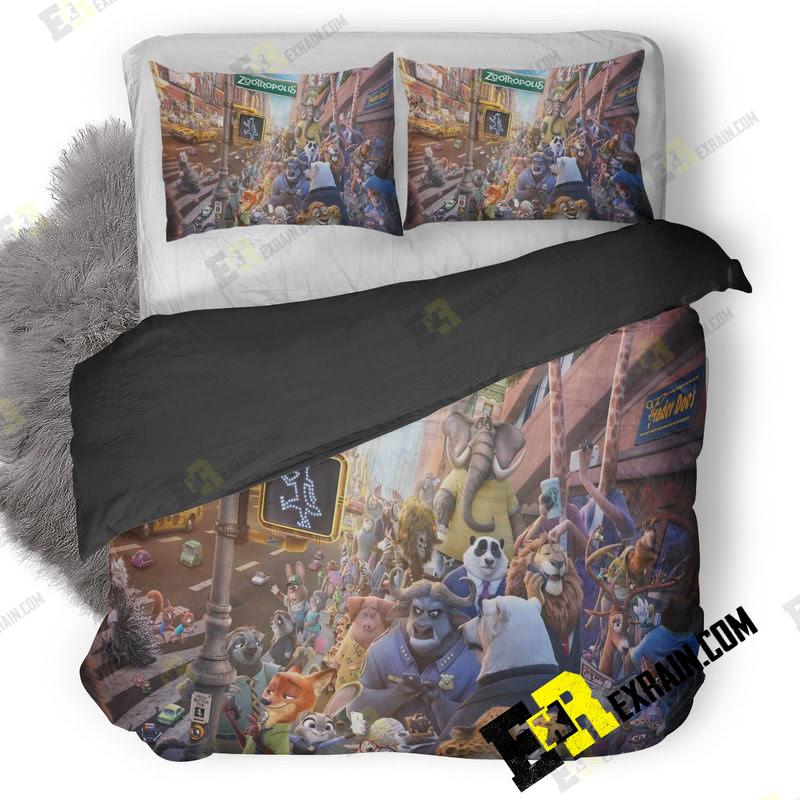 Zootopia Movie New 3D Customized Duvet Cover Bedding Set