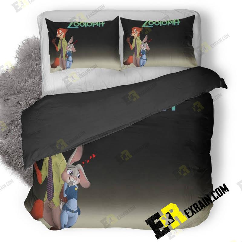 Zootopia Movie Poster 3D Customized Duvet Cover Bedding Set