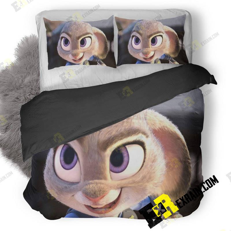 Zootopia Movie Wide 3D Customized Duvet Cover Bedding Set