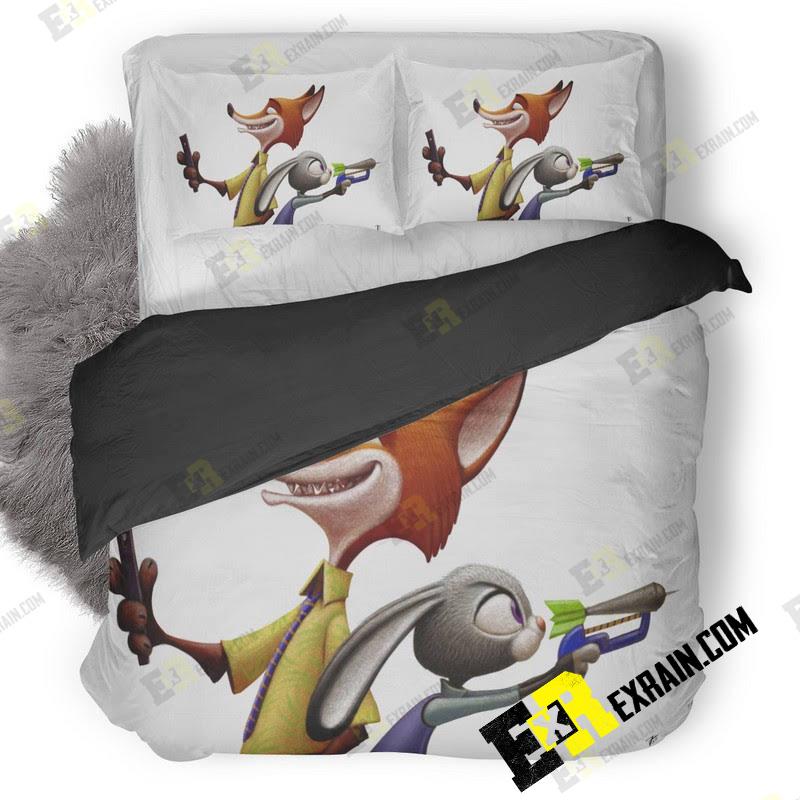 Zootopia New 3D Customized Duvet Cover Bedding Set