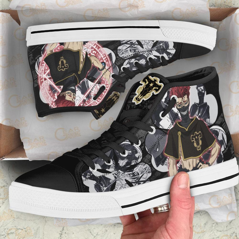 Zora Ideale High Top Shoes Custom Manga Anime Black Clover Sneakers