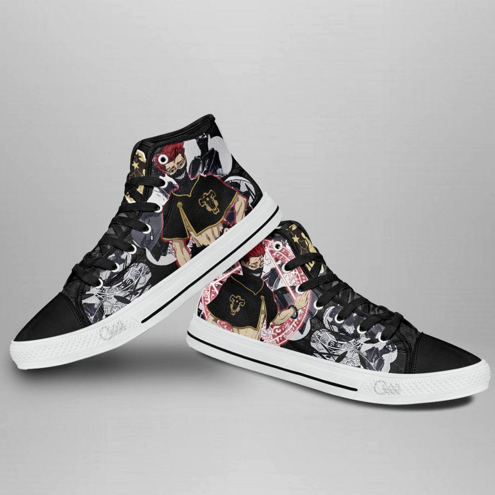 Zora Ideale High Top Shoes Custom Manga Anime Black Clover Sneakers