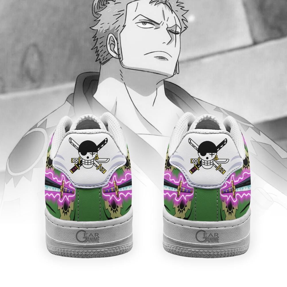 Zoro Enma Blade Air Sneakers Custom Wano One Piece Anime Shoes