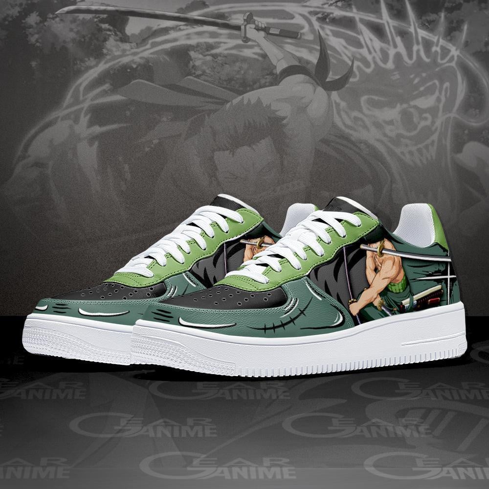 Zoro Santoryu Air Sneakers Custom Anime One Piece Shoes