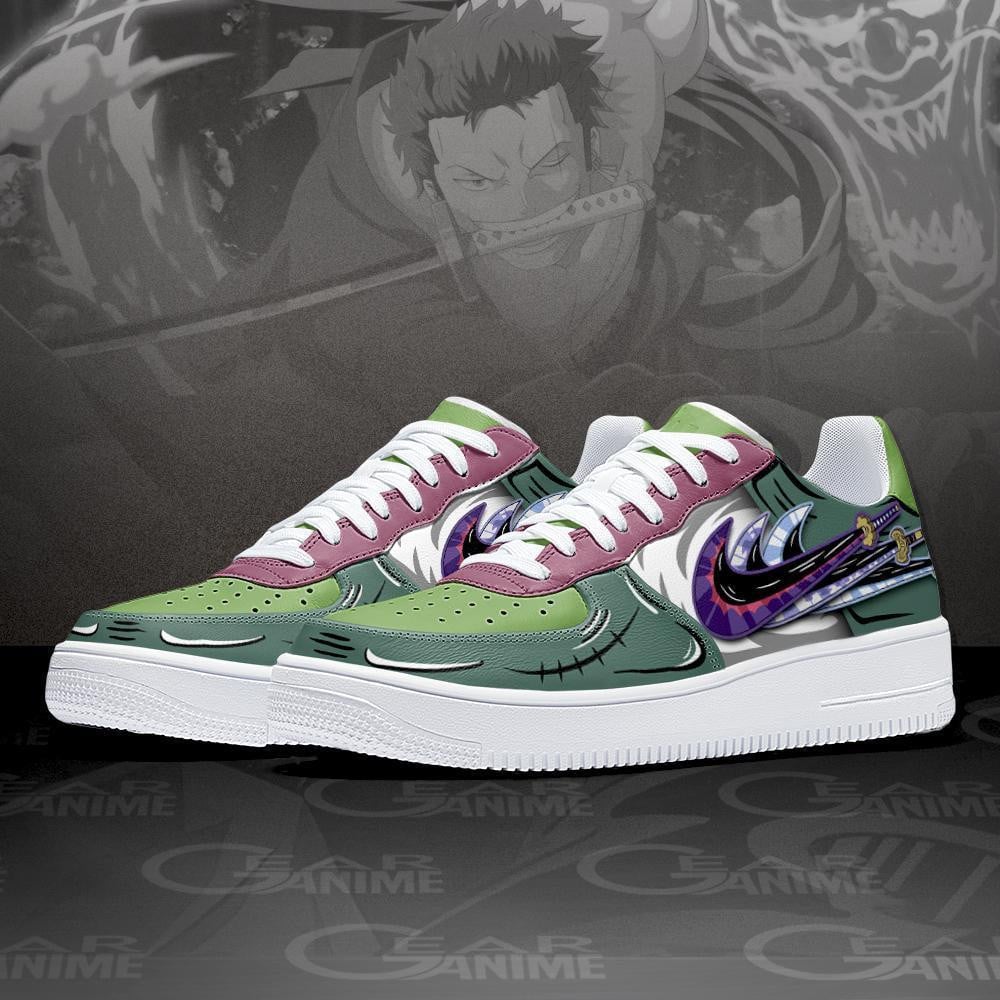 Zoro Swords Air Sneakers Custom Anime One Piece Shoes