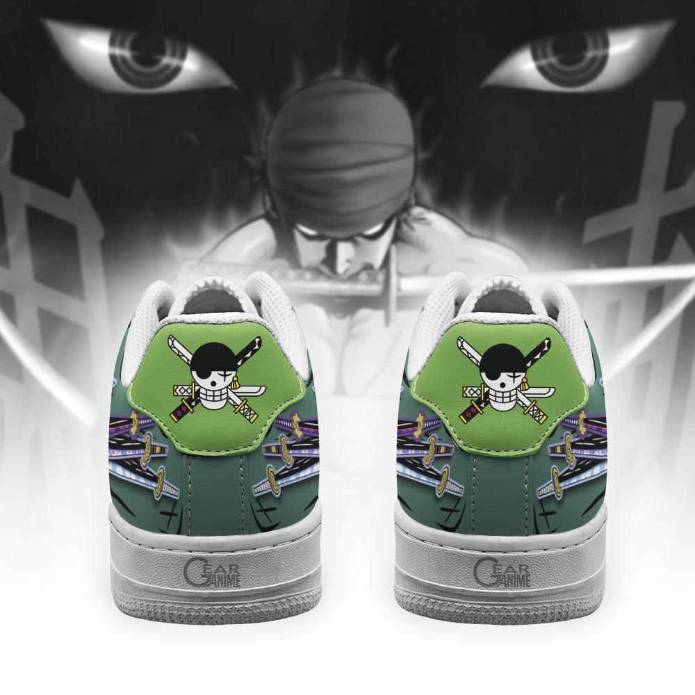 Zoro Swords Air Sneakers Custom Anime One Piece Shoes